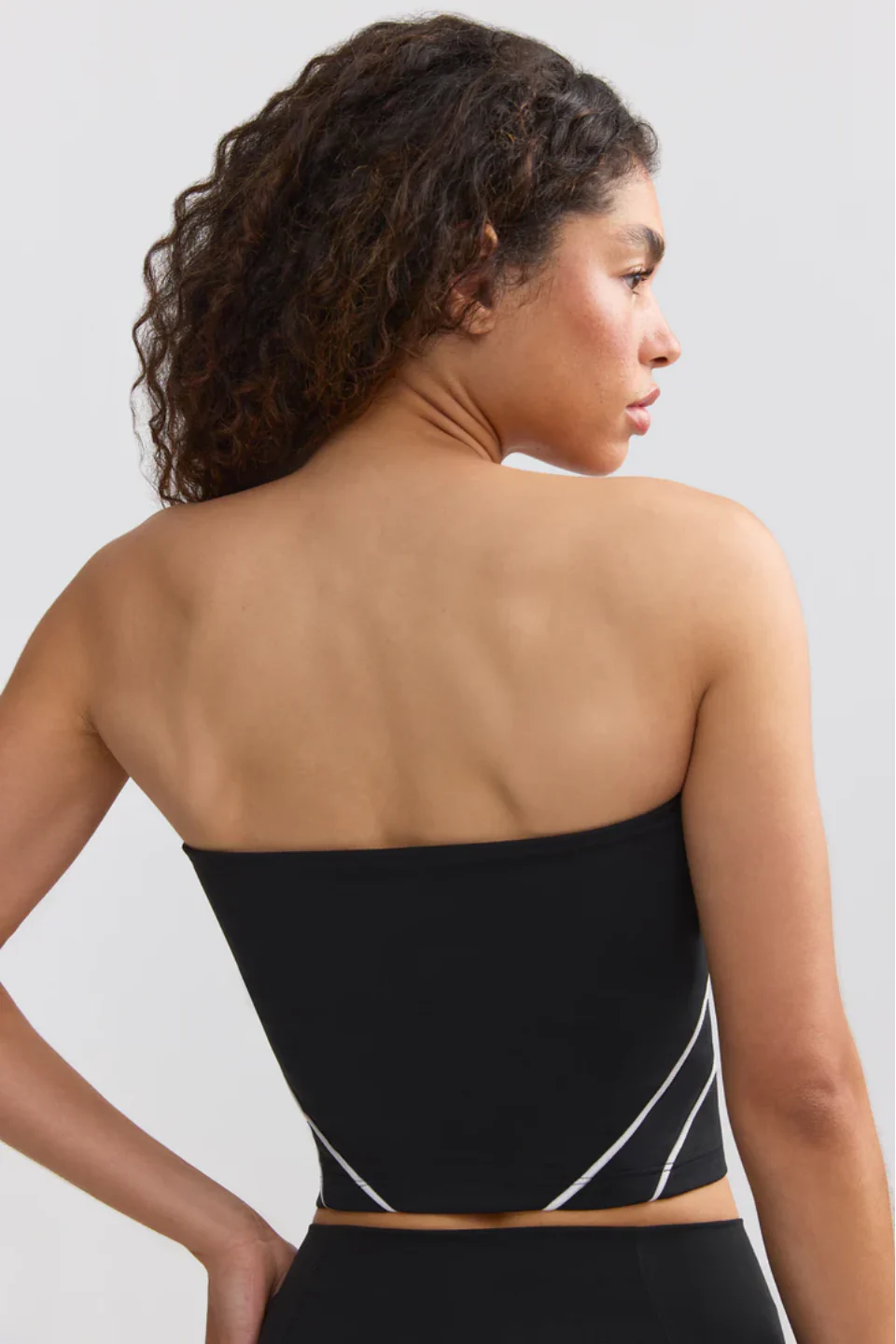 Black Bandeau Top - Image 3