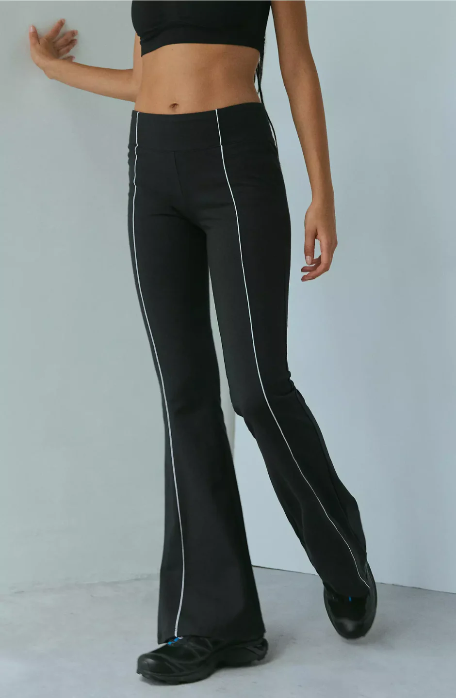 Black Piped Flare Pant - Image 4
