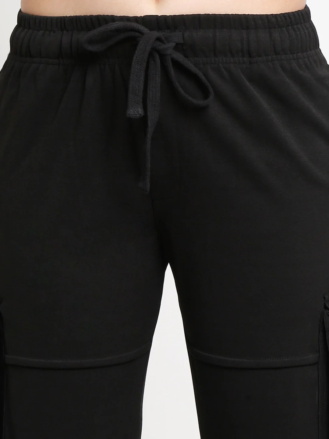 Black Utility Cargo Pants - Image 5