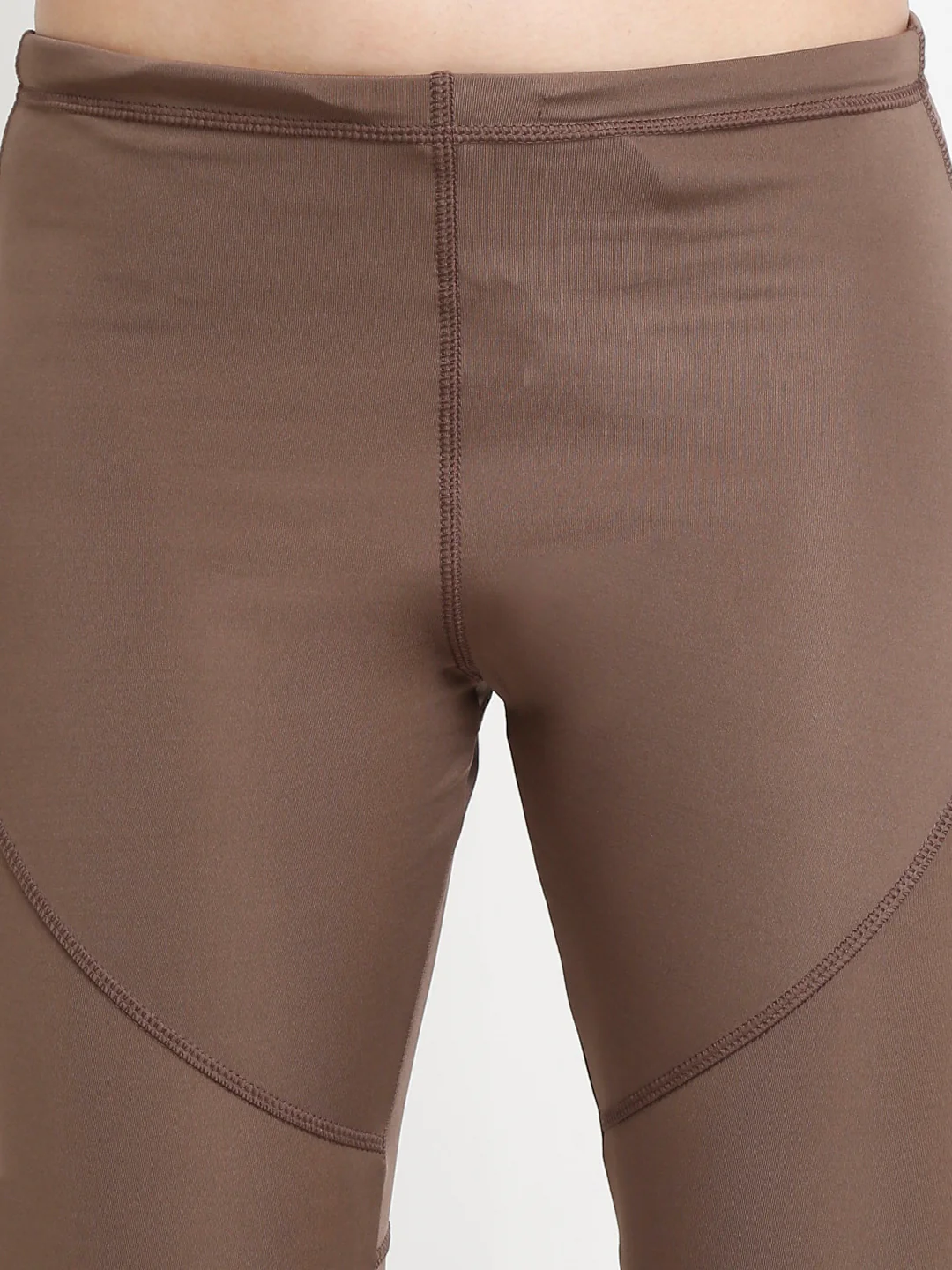 Brown Side Slit Flare Pants - Image 4