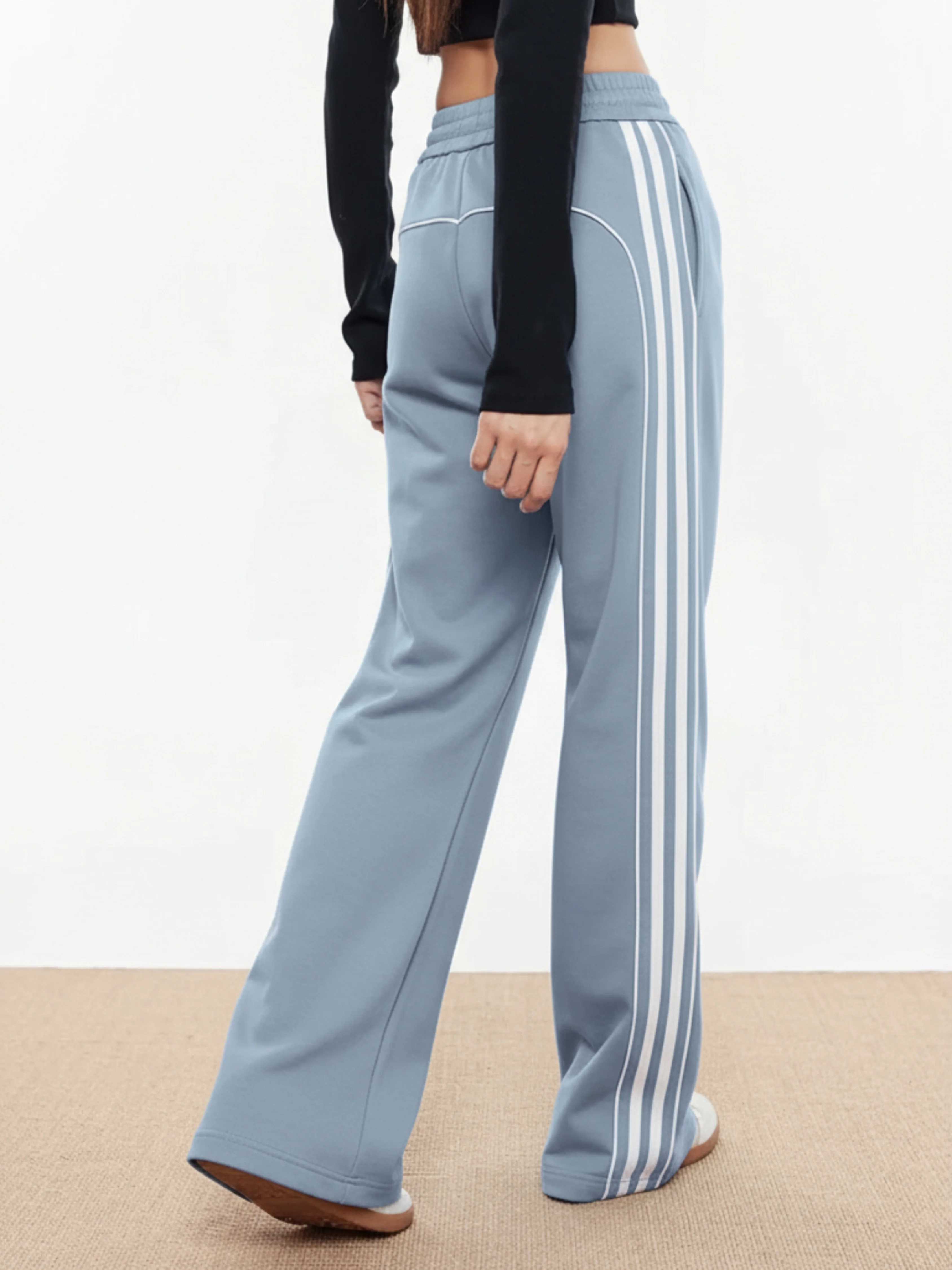 Cerise Stripe Trackpants - Image 10