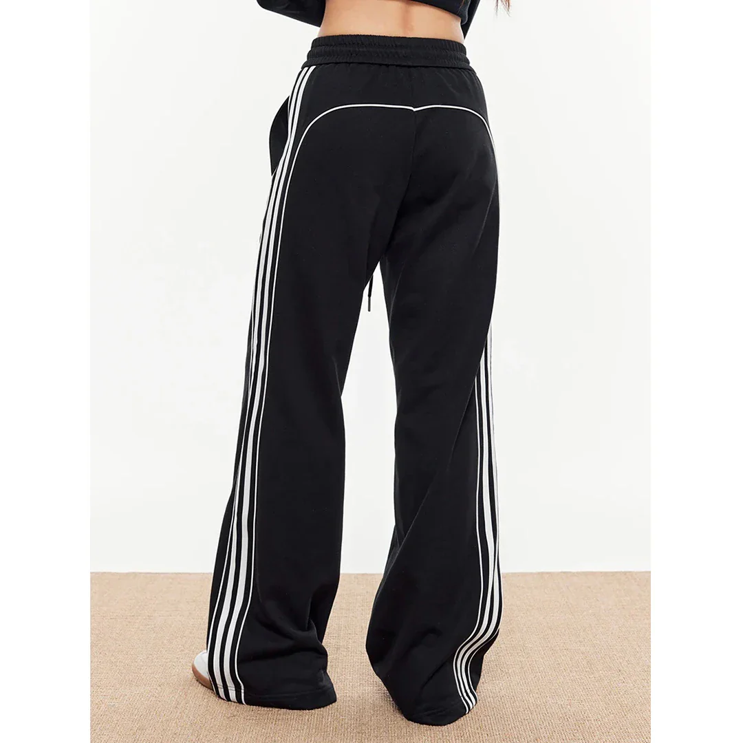 Cerise Stripe Trackpants - Image 3