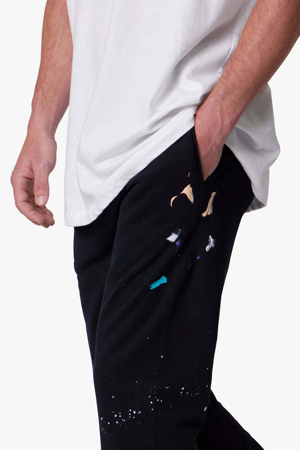 Contrast Bootcut Sweatpants - Image 6