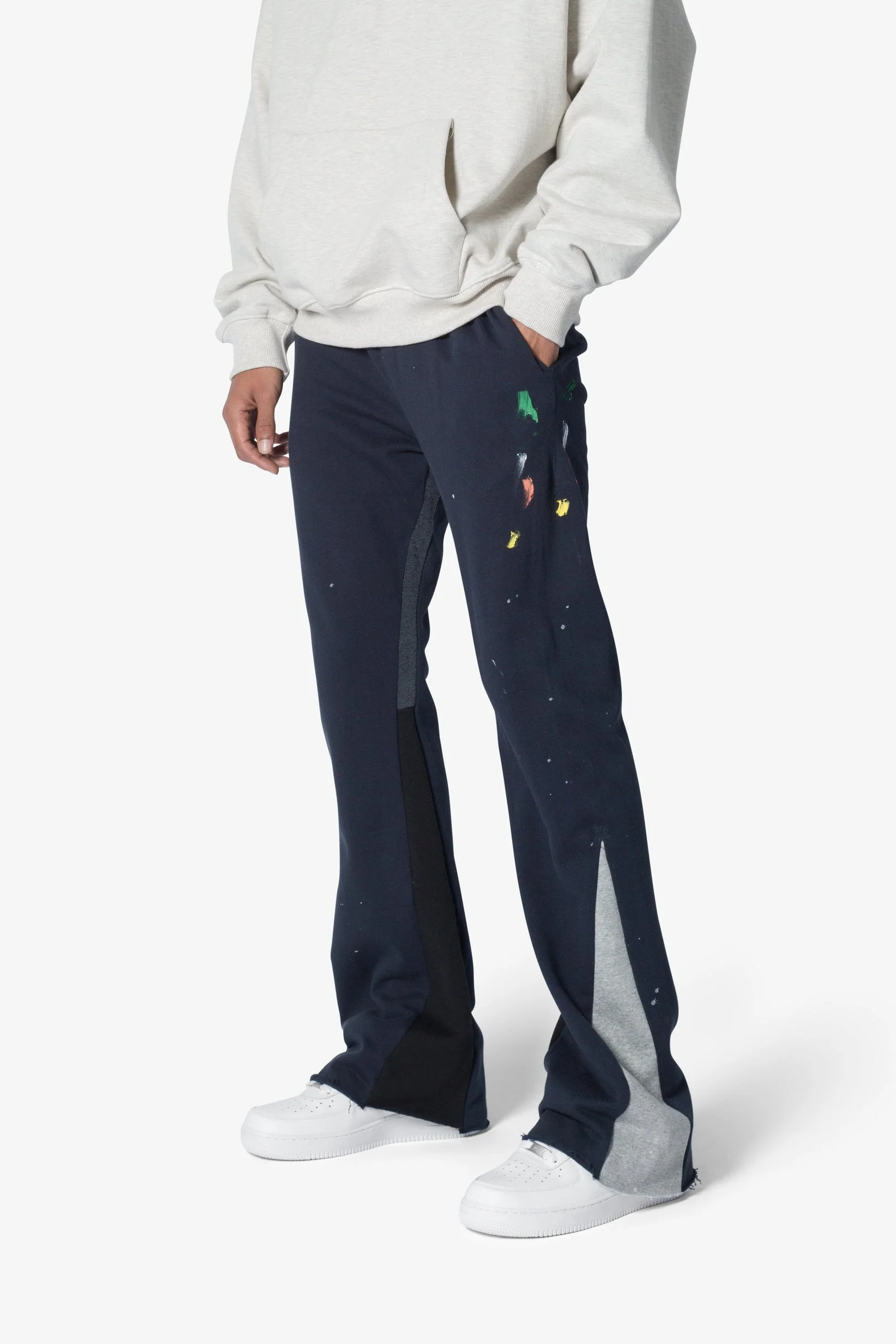 Contrast Bootcut Sweatpants - Image 7