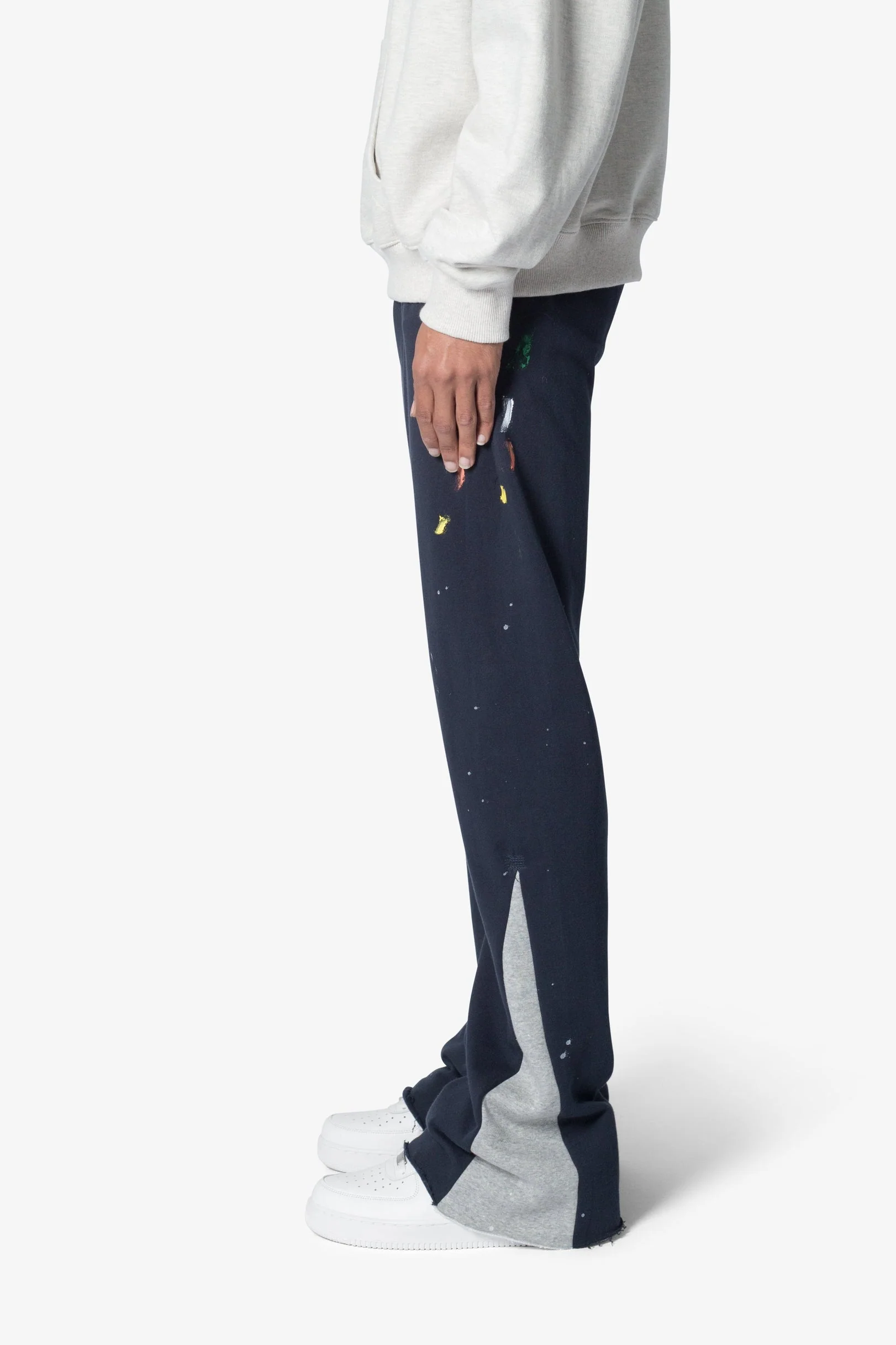 Contrast Bootcut Sweatpants - Image 9