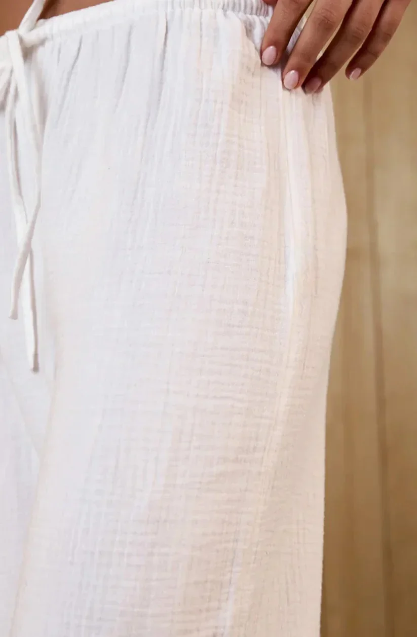 Guaze Cotton Drawstring Pant - Image 8