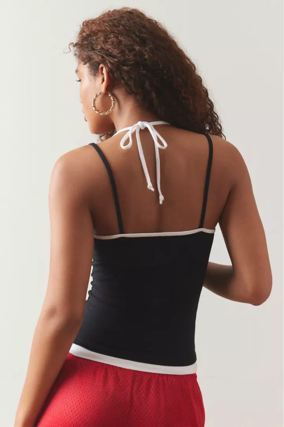 Cotton Compression Layered Cami Top - Image 3