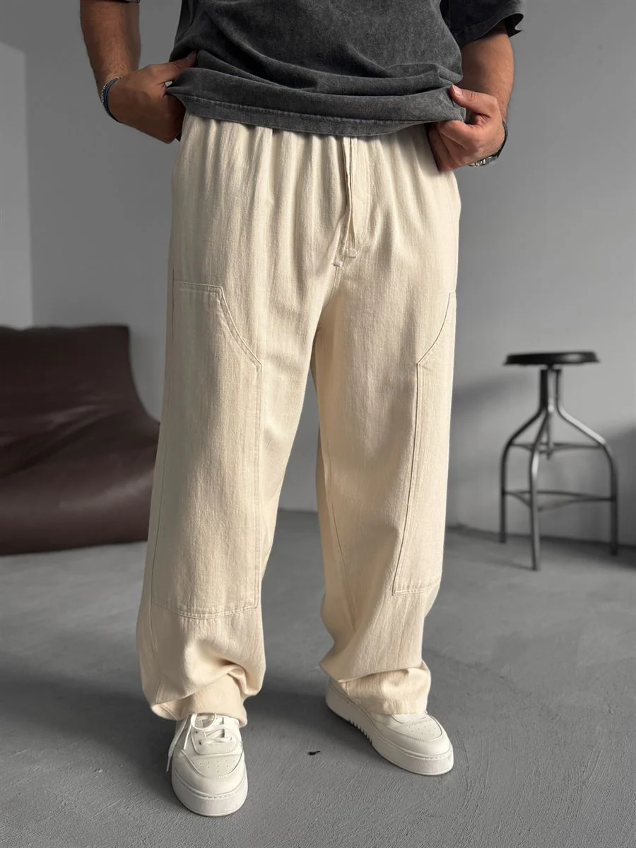 Linen Carpenter Pants