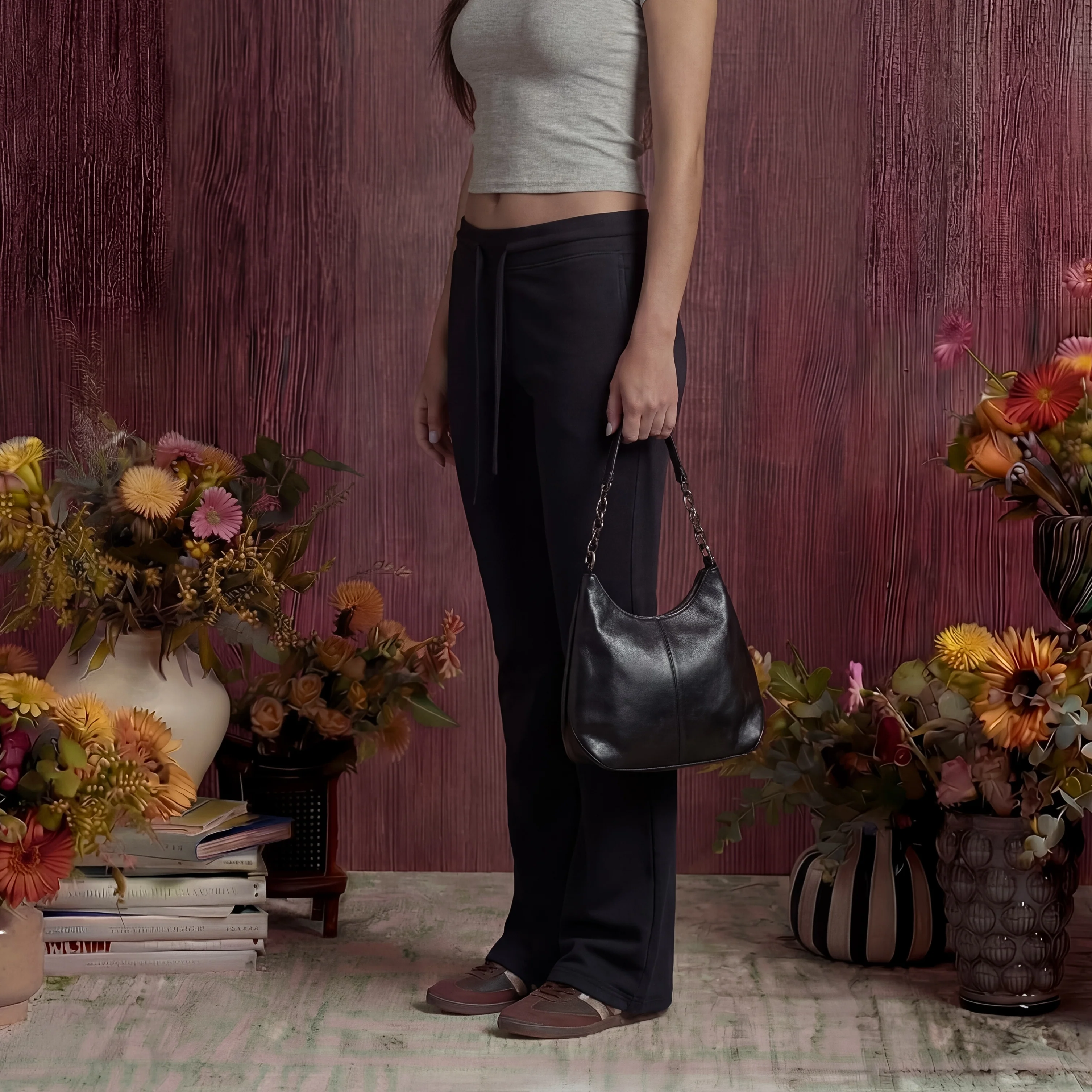 Low Rise Flared Sweatpants - Image 11