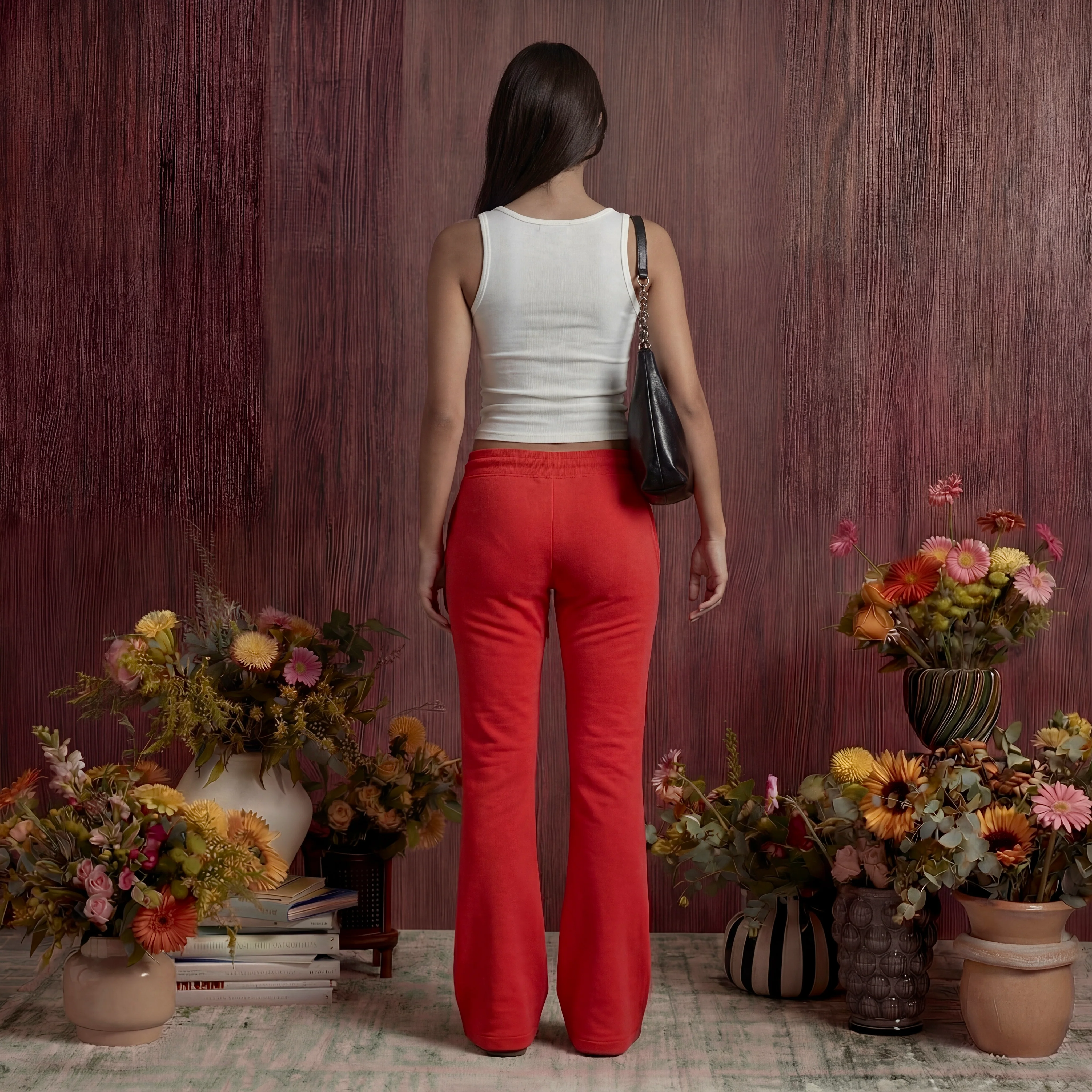 Low Rise Flared Sweatpants - Image 9