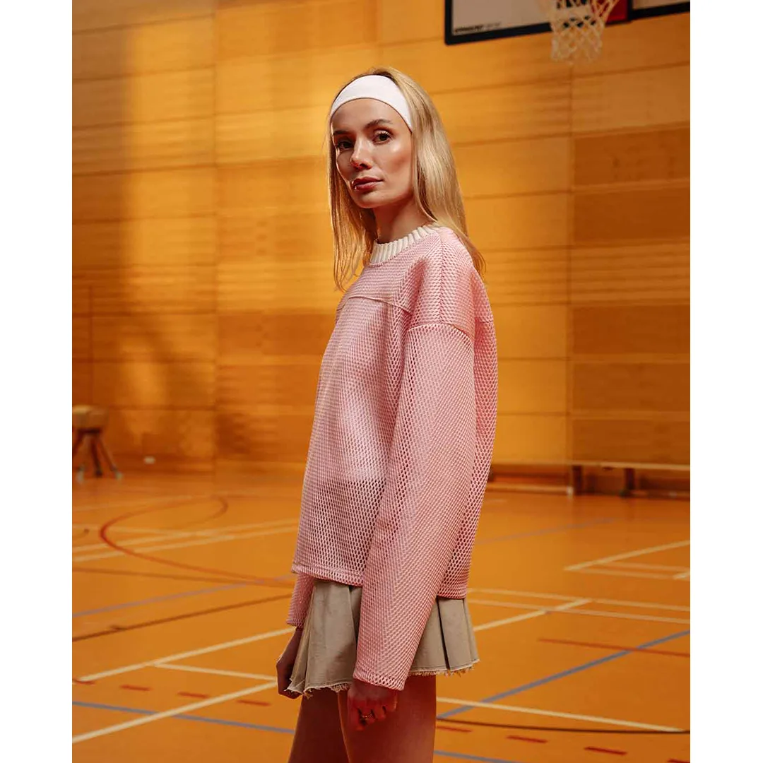 Mesh Long Sleeve Shirt - Image 11