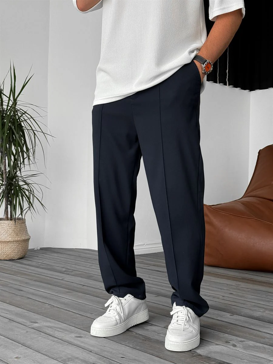 Office Straight Fit Pants - Image 13