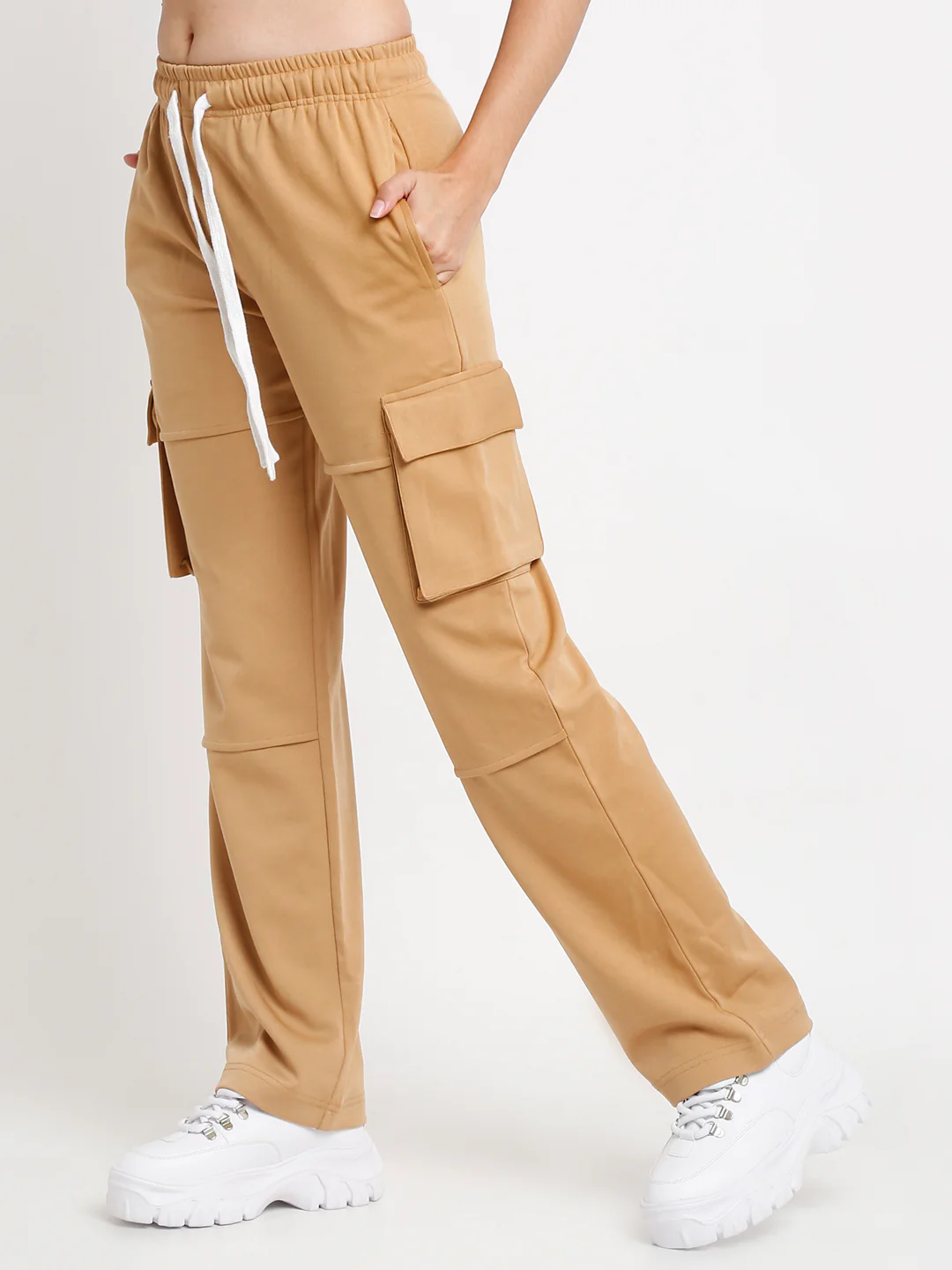 Tan Utility Cargo Pants - Image 4